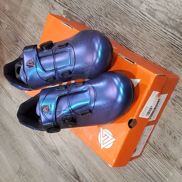Artvep Blue Cycling Cleats Size 9.5